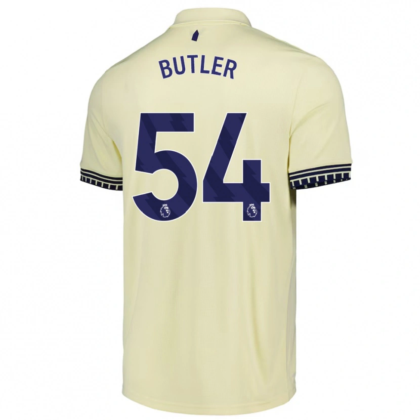 Danxen Barn Jack Butler #54 Off White Svart Bortetrøye Drakt Trøye 2025/26 Skjorter T-Skjorte