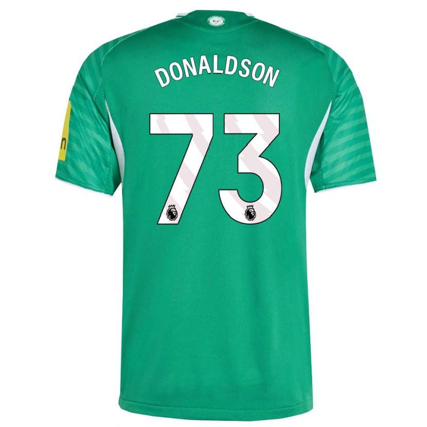 Danxen Barn Josh Donaldson #73 Grønn Hvit Bortetrøye Drakt Trøye 2025/26 Skjorter T-Skjorte