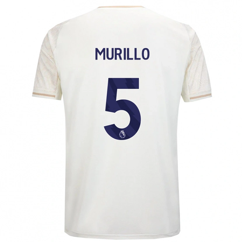 Danxen Barn Murillo #5 Off White Svart Bortetrøye Drakt Trøye 2025/26 Skjorter T-Skjorte