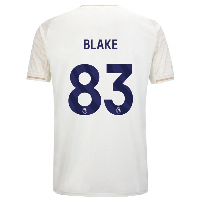 Danxen Barn Zyan Blake #83 Off White Svart Bortetrøye Drakt Trøye 2025/26 Skjorter T-Skjorte
