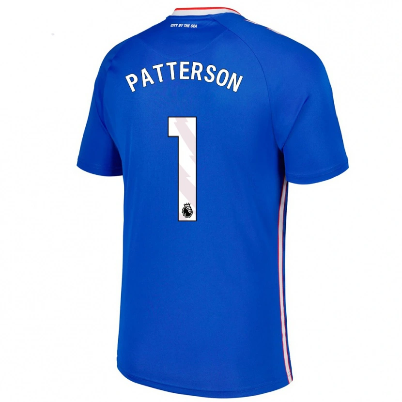 Danxen Barn Anthony Patterson #1 Blå Hvit Bortetrøye Drakt Trøye 2025/26 Skjorter T-Skjorte