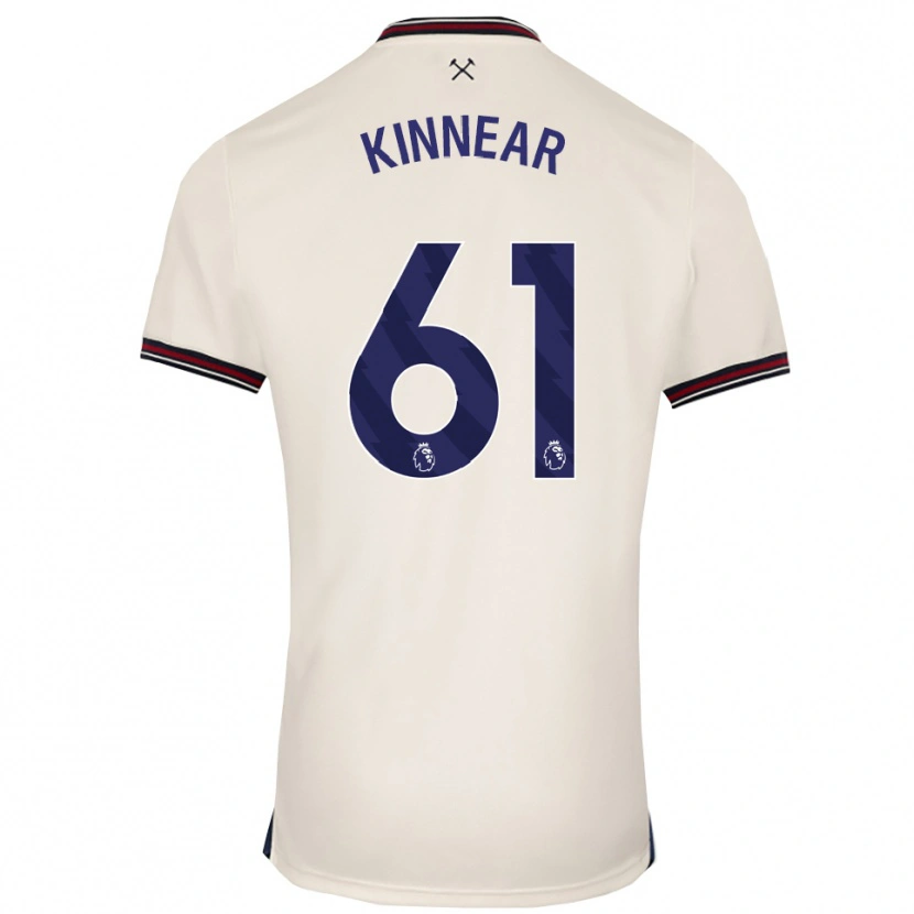 Danxen Barn Brian Kinnear #61 Off White Bortetrøye Drakt Trøye 2025/26 Skjorter T-Skjorte