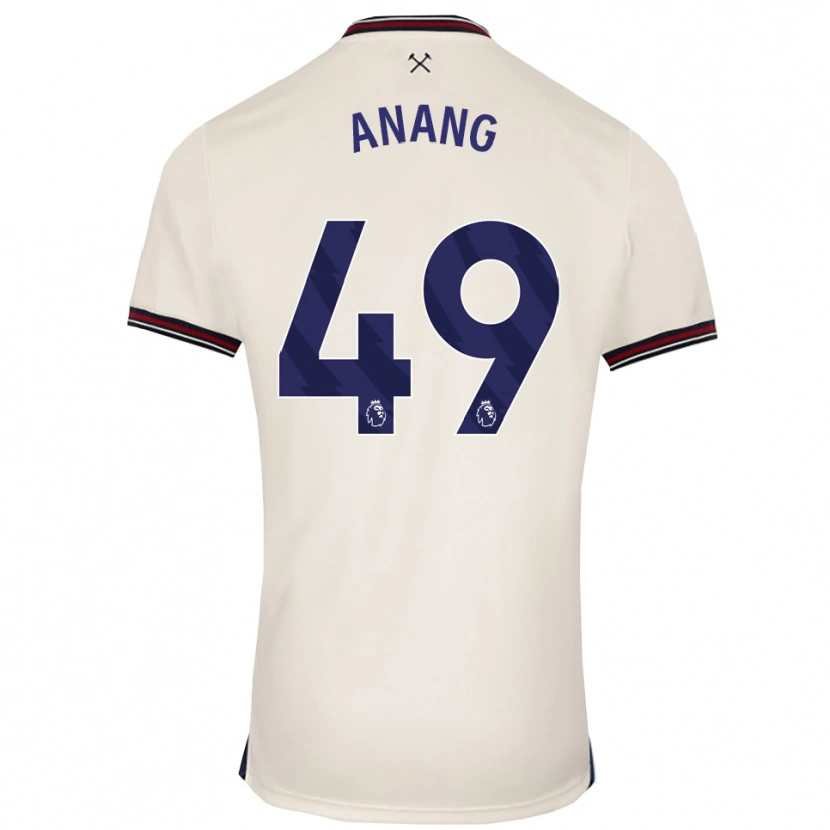 Danxen Barn Joseph Anang #49 Off White Bortetrøye Drakt Trøye 2025/26 Skjorter T-Skjorte