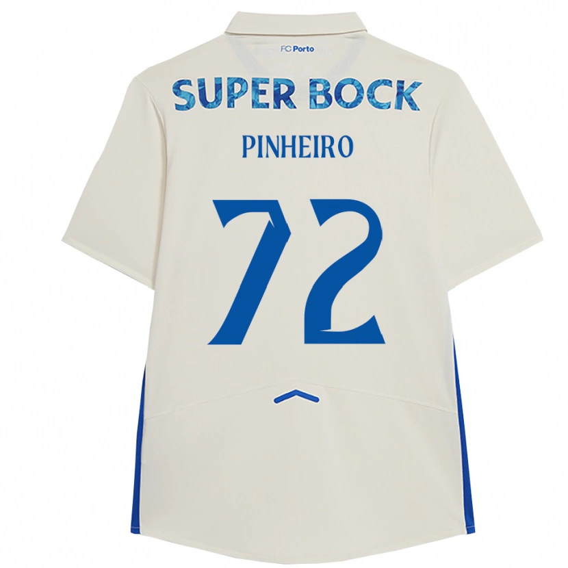Danxen Barn Rodrigo Pinheiro #72 Hvit Blå Tredje Sett Drakt Trøye 2025/26 Skjorter T-Skjorte