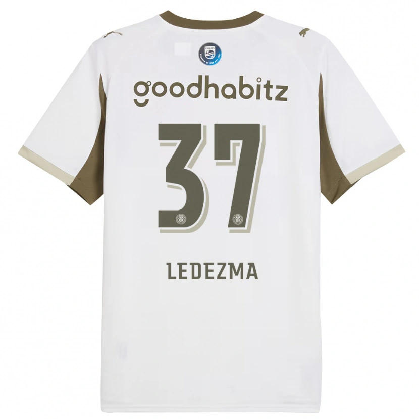 Danxen Barn Richard Ledezma #37 Hvit Grå Tredje Sett Drakt Trøye 2025/26 Skjorter T-Skjorte