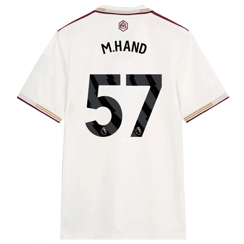Danxen Barn Ismail Oulad M'hand #57 Off White Burgunder Tredje Sett Drakt Trøye 2025/26 Skjorter T-Skjorte