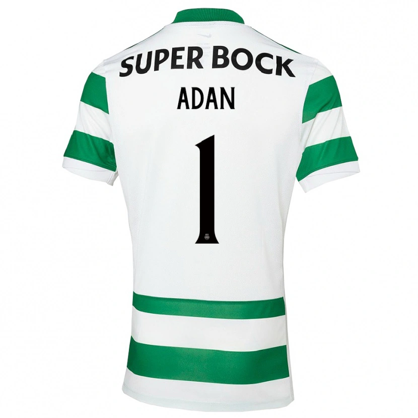 Danxen Mann Antonio Adan #1 Grønn Hvit Hjemmetrøye Drakt Trøye 2025/26 Skjorter T-Skjorte