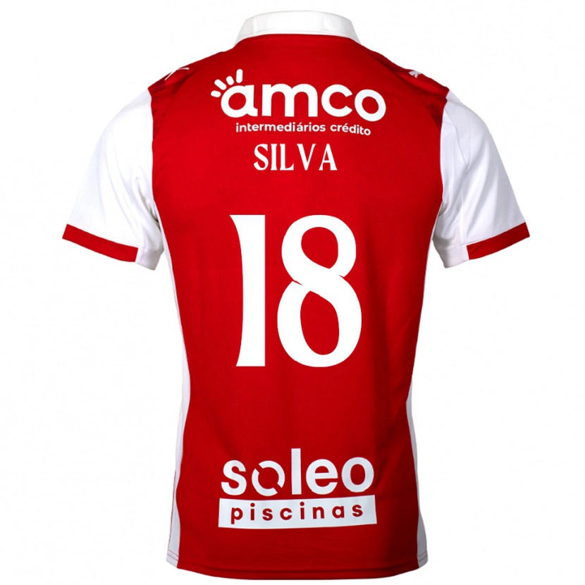 Danxen Mann Dani Silva #18 Rød Hvit Hjemmetrøye Drakt Trøye 2025/26 Skjorter T-Skjorte