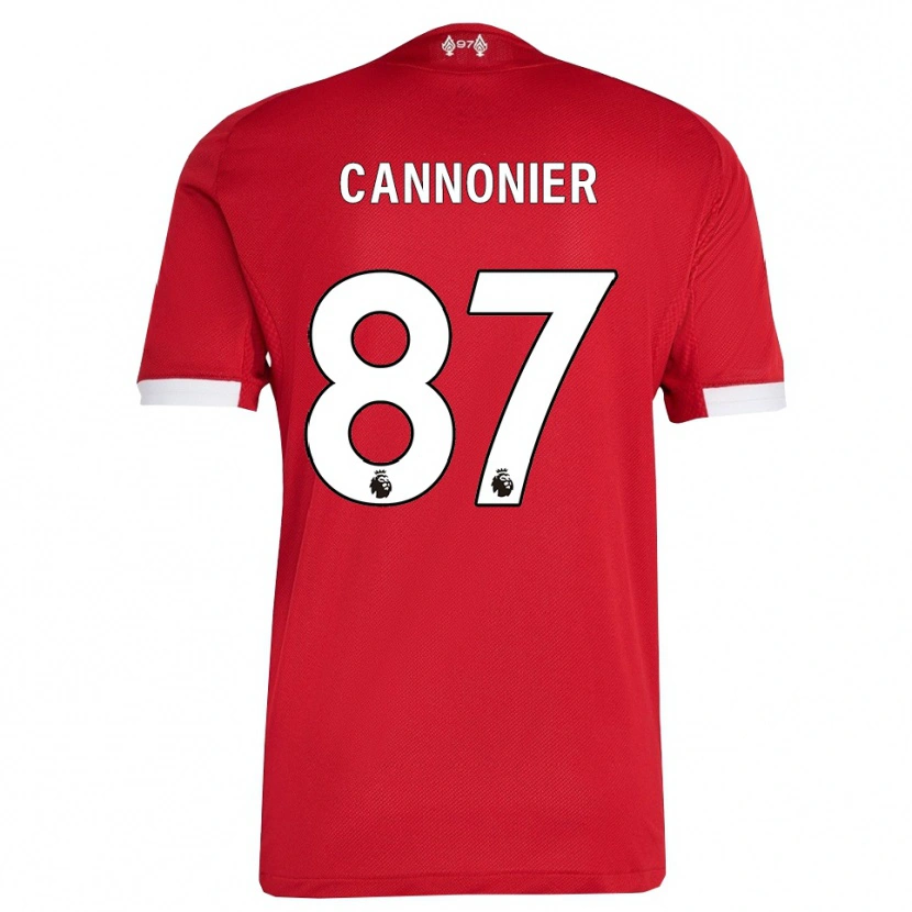 Danxen Mann Oakley Cannonier #87 Rød Hvit Hjemmetrøye Drakt Trøye 2025/26 Skjorter T-Skjorte