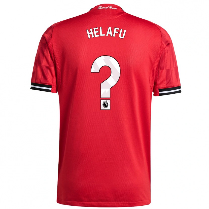 Danxen Mann Yuel Helafu #0 Rød Svart Hvit Hjemmetrøye Drakt Trøye 2025/26 Skjorter T-Skjorte