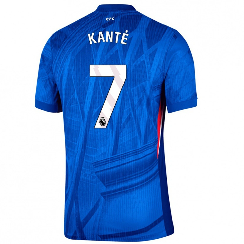 Danxen Mann N'golo Kante #7 Blå Hvit Hjemmetrøye Drakt Trøye 2025/26 Skjorter T-Skjorte