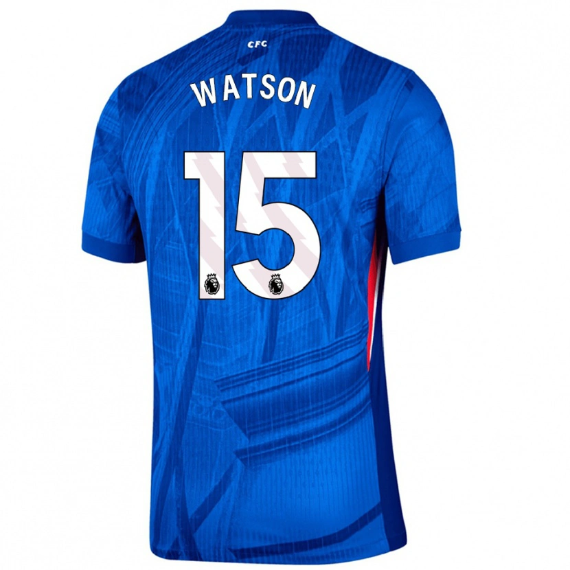 Danxen Mann Reggie Watson #15 Blå Hvit Hjemmetrøye Drakt Trøye 2025/26 Skjorter T-Skjorte