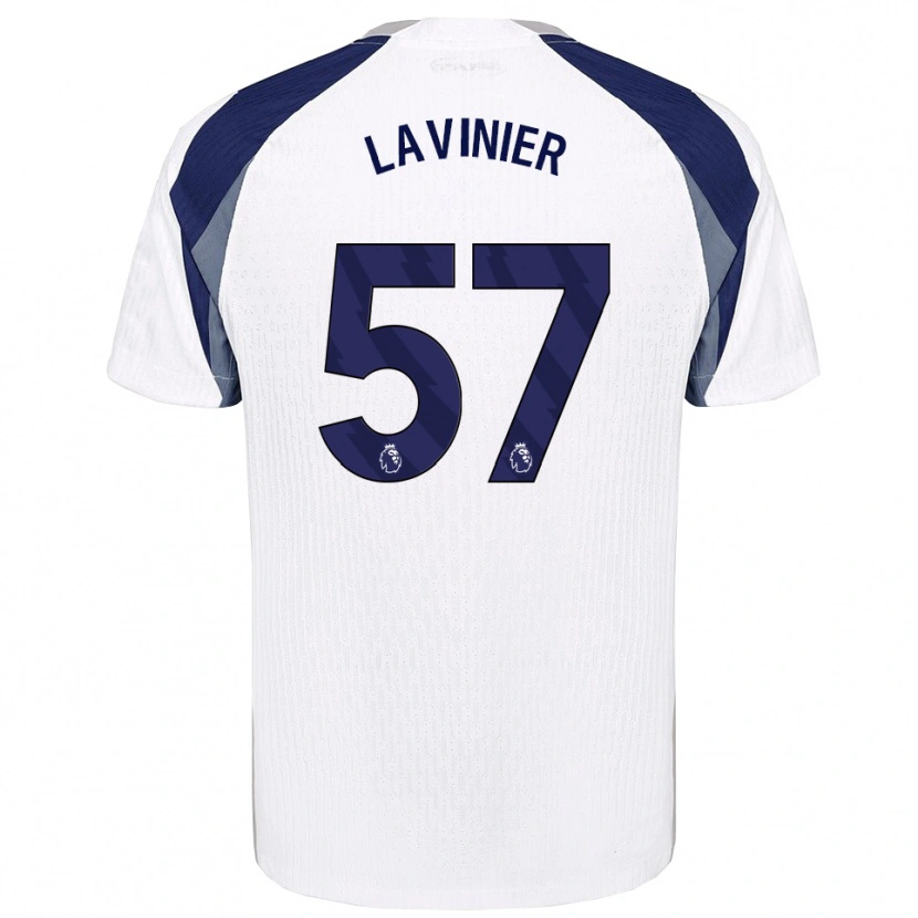 Danxen Mann Marcel Lavinier #57 Hvit Marineblå Hjemmetrøye Drakt Trøye 2025/26 Skjorter T-Skjorte