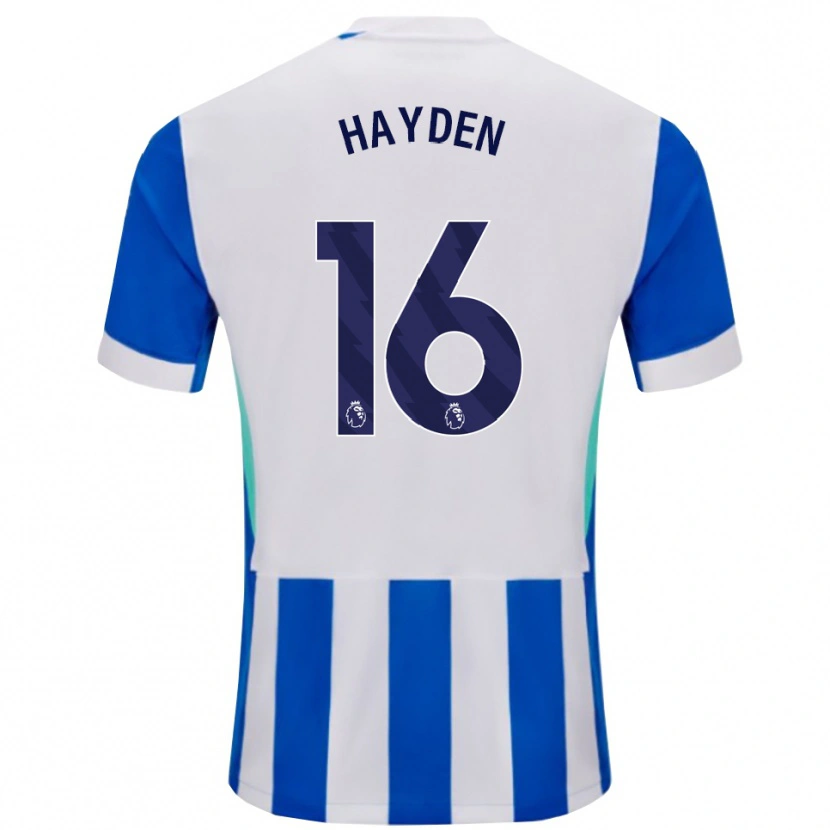 Danxen Mann Matthew Hayden #16 Blå Hvit Hjemmetrøye Drakt Trøye 2025/26 Skjorter T-Skjorte
