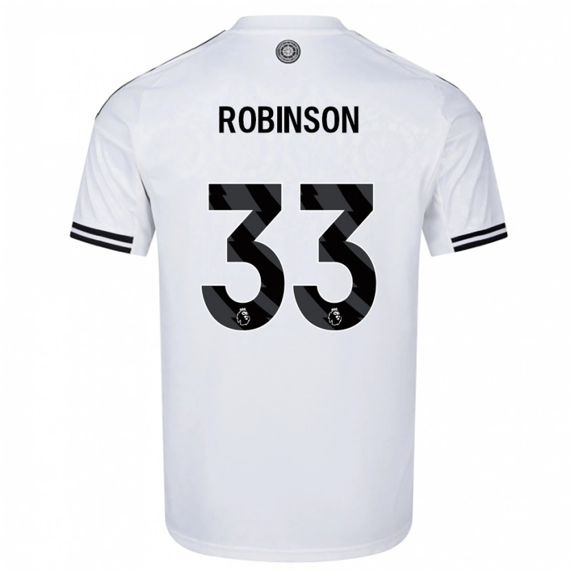 Danxen Mann Antonee Robinson #33 Hvit Svart Hjemmetrøye Drakt Trøye 2025/26 Skjorter T-Skjorte