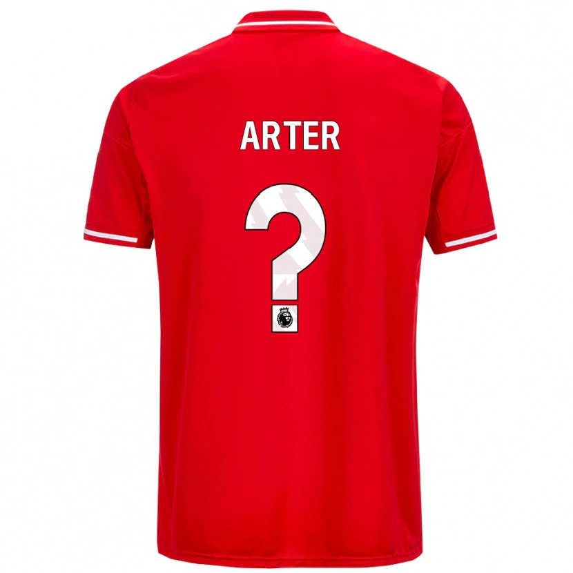 Danxen Mann Harry Arter #0 Rød Hvit Hjemmetrøye Drakt Trøye 2025/26 Skjorter T-Skjorte