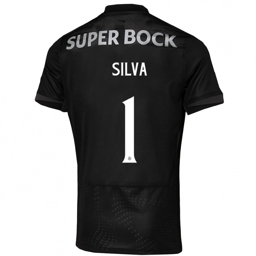 Danxen Mann Rui Silva #1 Svart Hvit Bortetrøye Drakt Trøye 2025/26 Skjorter T-Skjorte
