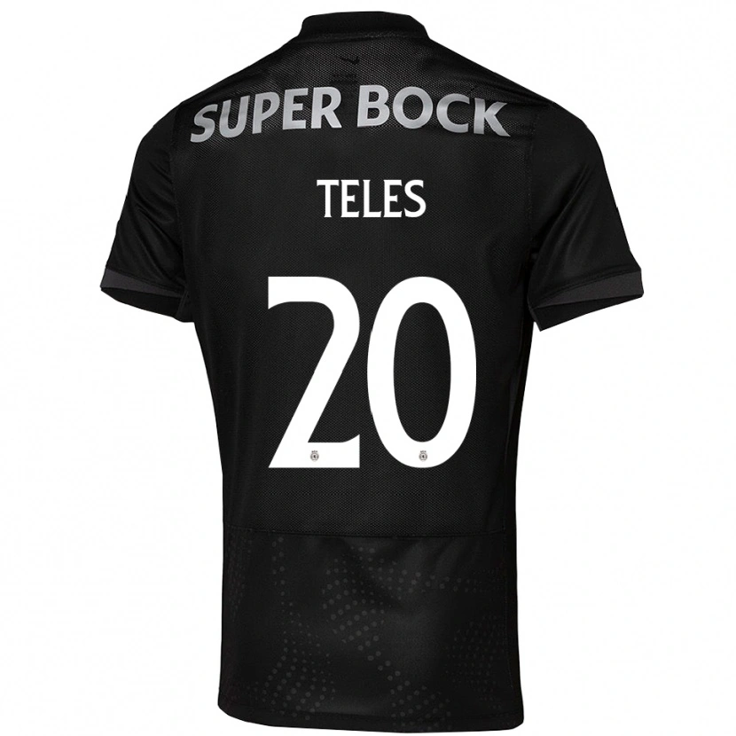 Danxen Mann Ana Isabel Teles #20 Svart Hvit Bortetrøye Drakt Trøye 2025/26 Skjorter T-Skjorte