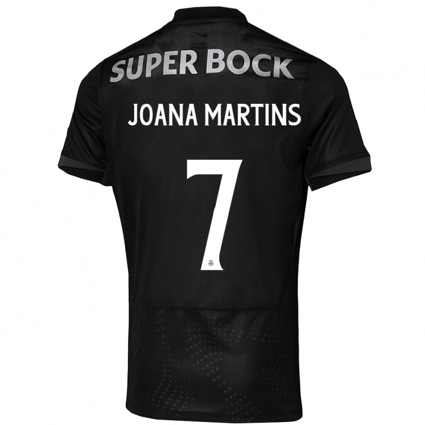 Danxen Mann Joana David Carromeu Martins #7 Svart Hvit Bortetrøye Drakt Trøye 2025/26 Skjorter T-Skjorte
