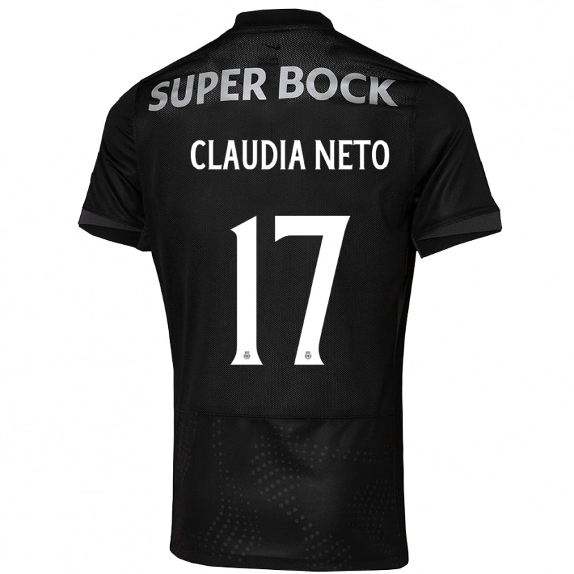 Danxen Mann Cláudia Teresa Pires Neto #17 Svart Hvit Bortetrøye Drakt Trøye 2025/26 Skjorter T-Skjorte