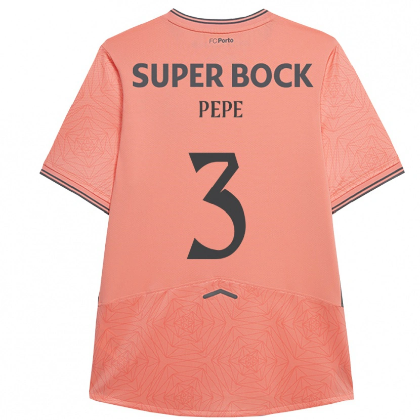 Danxen Mann Pepe #3 Rosa Marineblå Bortetrøye Drakt Trøye 2025/26 Skjorter T-Skjorte