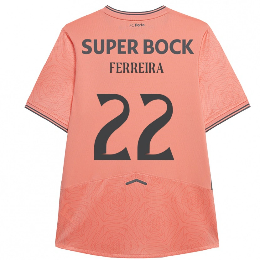 Danxen Mann Joana Ferreira #22 Rosa Marineblå Bortetrøye Drakt Trøye 2025/26 Skjorter T-Skjorte