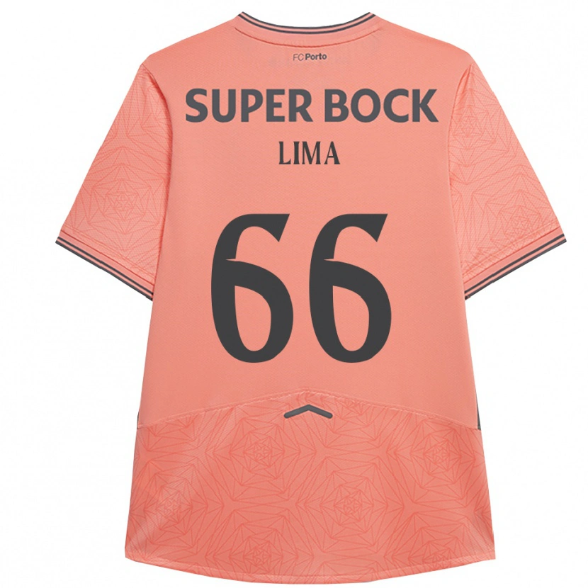 Danxen Mann Bernardo Lima #66 Rosa Marineblå Bortetrøye Drakt Trøye 2025/26 Skjorter T-Skjorte