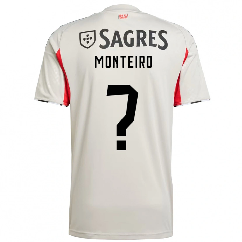 Danxen Mann Jair Monteiro #0 Off White Rød Bortetrøye Drakt Trøye 2025/26 Skjorter T-Skjorte