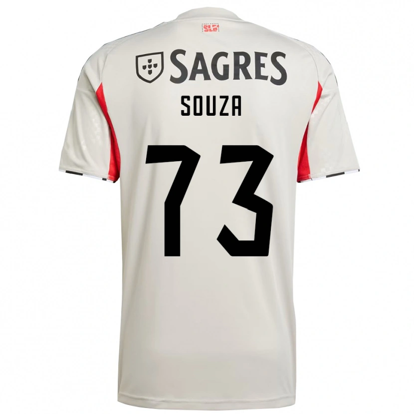Danxen Mann Beni Souza #73 Off White Rød Bortetrøye Drakt Trøye 2025/26 Skjorter T-Skjorte