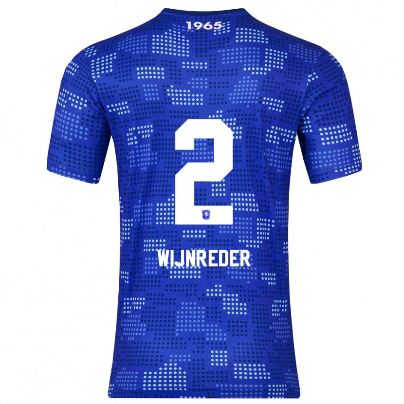Danxen Mann Jeppe Wijnreder #2 Blå Himmelsblå Bortetrøye Drakt Trøye 2025/26 Skjorter T-Skjorte