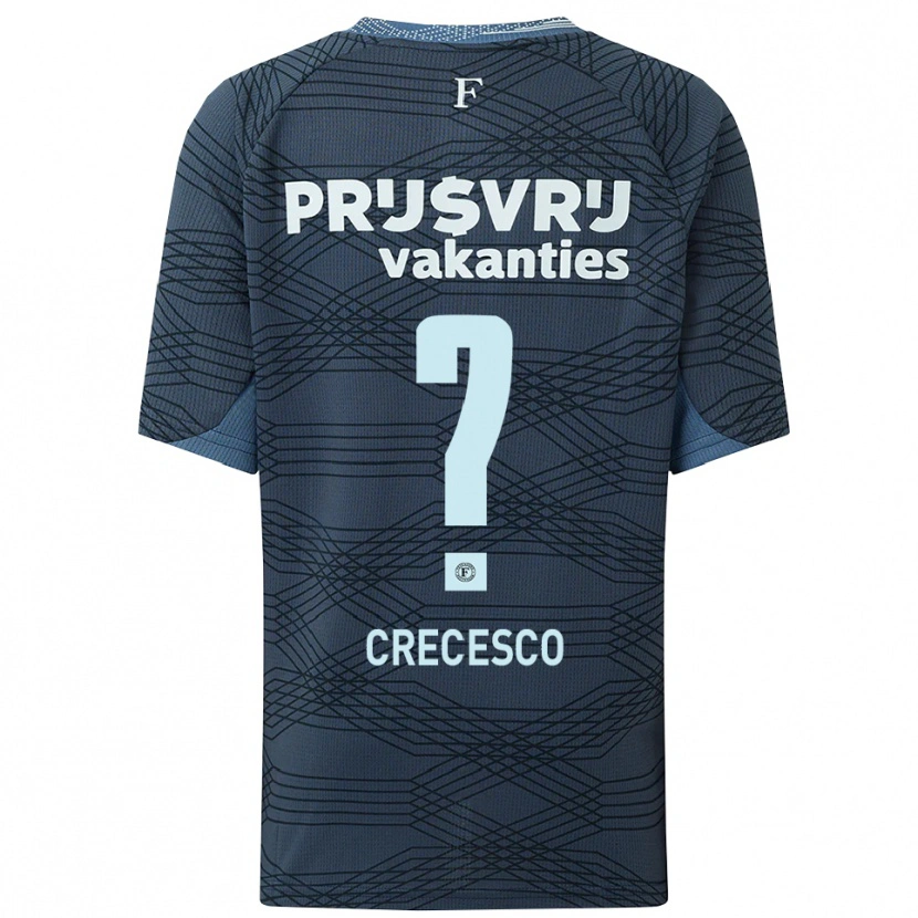 Danxen Mann Hector Crecesco #0 Svart Grå Bortetrøye Drakt Trøye 2025/26 Skjorter T-Skjorte