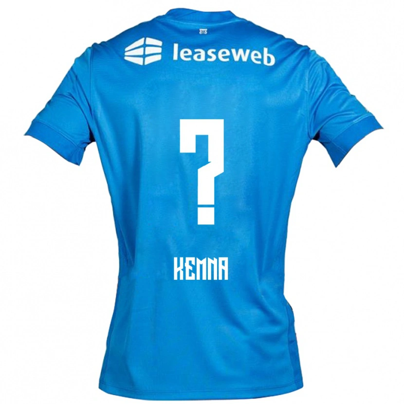 Danxen Mann Ties Kemna #0 Blå Hvit Bortetrøye Drakt Trøye 2025/26 Skjorter T-Skjorte