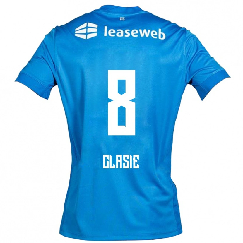 Danxen Mann Jordy Clasie #8 Blå Hvit Bortetrøye Drakt Trøye 2025/26 Skjorter T-Skjorte