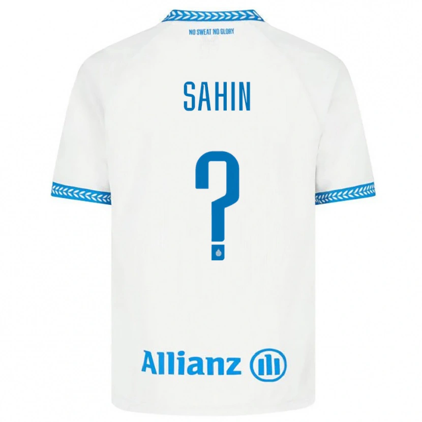 Danxen Mann Ilhan Sahin #0 Blå Hvit Bortetrøye Drakt Trøye 2025/26 Skjorter T-Skjorte