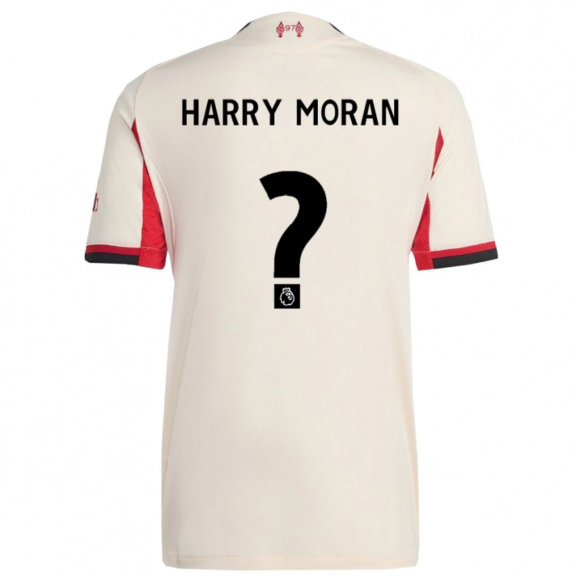 Danxen Mann Harry Moran #0 Hvit Svart Bortetrøye Drakt Trøye 2025/26 Skjorter T-Skjorte