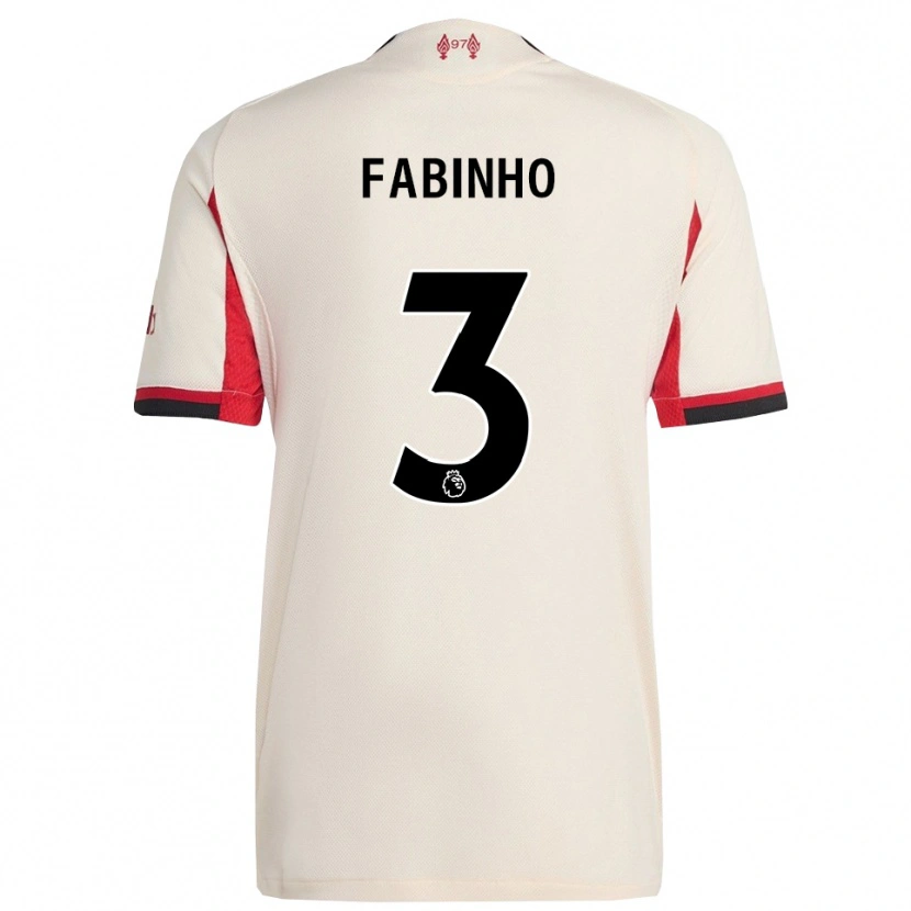 Danxen Mann Fabinho #3 Hvit Svart Bortetrøye Drakt Trøye 2025/26 Skjorter T-Skjorte