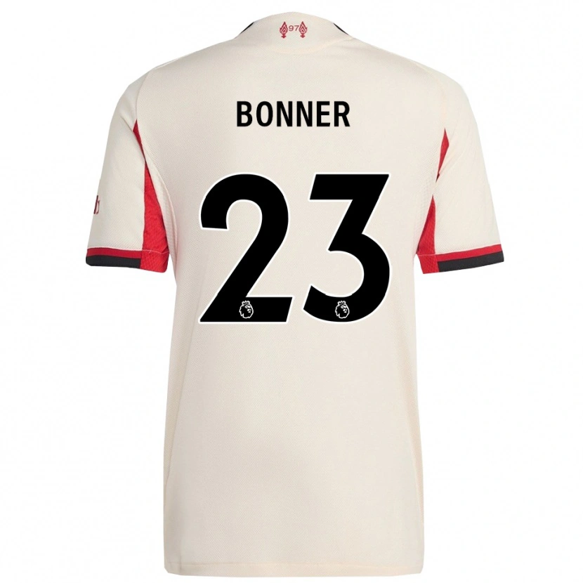 Danxen Mann Gemma Bonner #23 Hvit Svart Bortetrøye Drakt Trøye 2025/26 Skjorter T-Skjorte