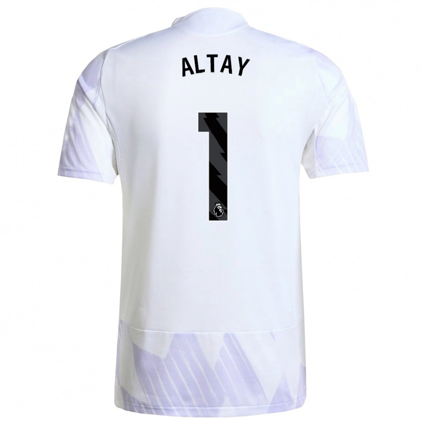 Danxen Mann Altay Bayındır #1 Hvit Lilla Lilla Bortetrøye Drakt Trøye 2025/26 Skjorter T-Skjorte