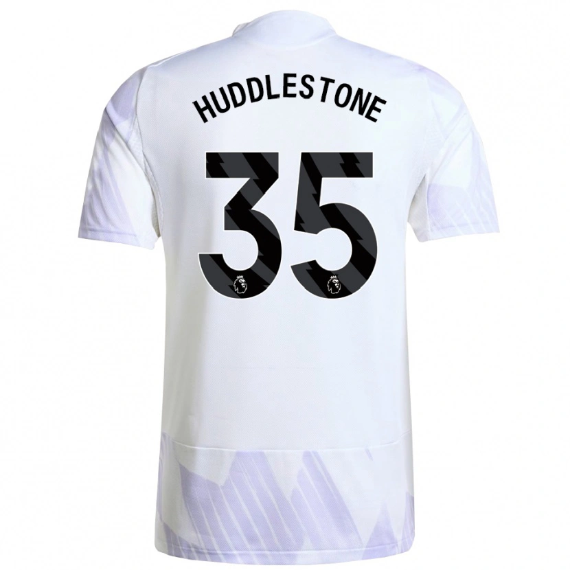 Danxen Mann Tom Huddlestone #35 Hvit Lilla Lilla Bortetrøye Drakt Trøye 2025/26 Skjorter T-Skjorte