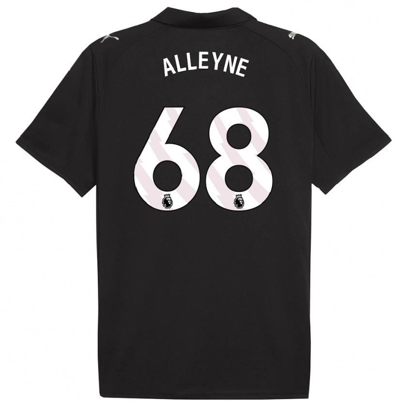 Danxen Mann Max Alleyne #68 Svart Hvit Bortetrøye Drakt Trøye 2025/26 Skjorter T-Skjorte
