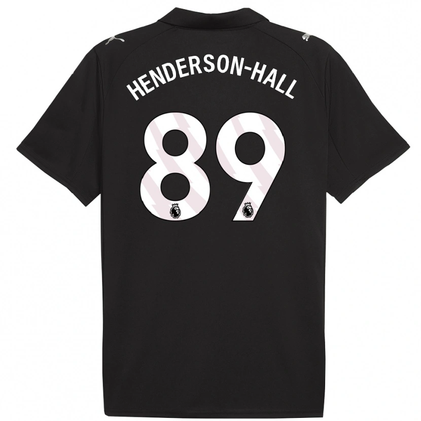 Danxen Mann Matty Henderson-Hall #89 Svart Hvit Bortetrøye Drakt Trøye 2025/26 Skjorter T-Skjorte