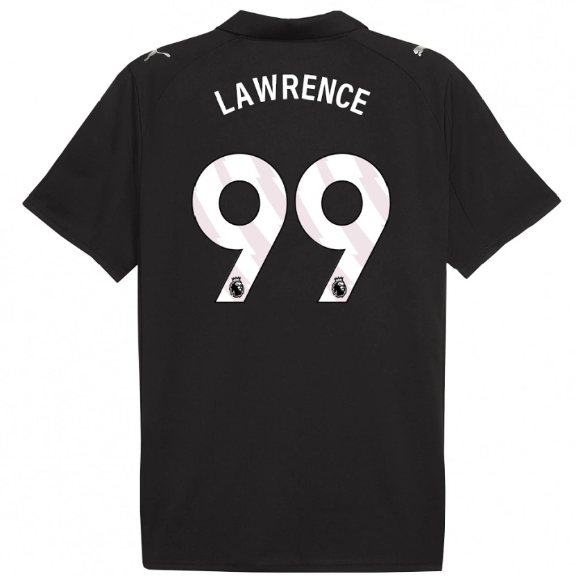 Danxen Mann Emilio Lawrence #99 Svart Hvit Bortetrøye Drakt Trøye 2025/26 Skjorter T-Skjorte