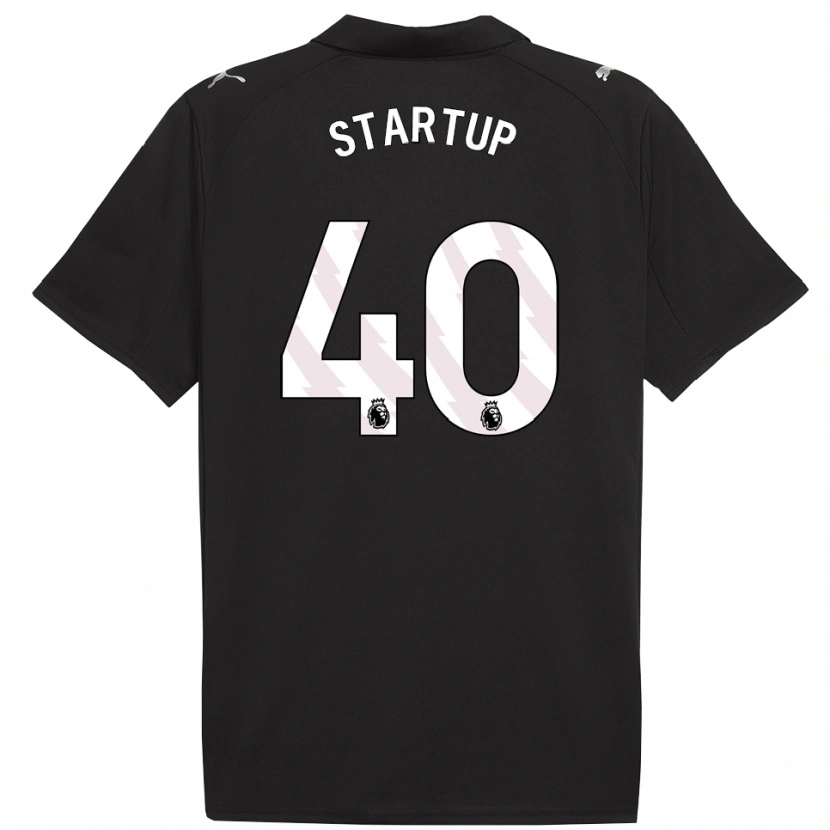 Danxen Mann Katie Startup #40 Svart Hvit Bortetrøye Drakt Trøye 2025/26 Skjorter T-Skjorte