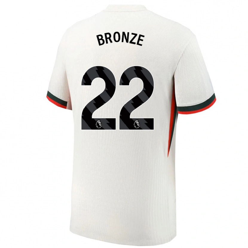 Danxen Mann Lucy Bronze #22 Hvit Grønn Bortetrøye Drakt Trøye 2025/26 Skjorter T-Skjorte