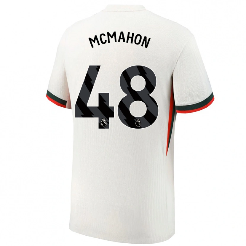 Danxen Mann Harrison Mcmahon #48 Hvit Grønn Bortetrøye Drakt Trøye 2025/26 Skjorter T-Skjorte