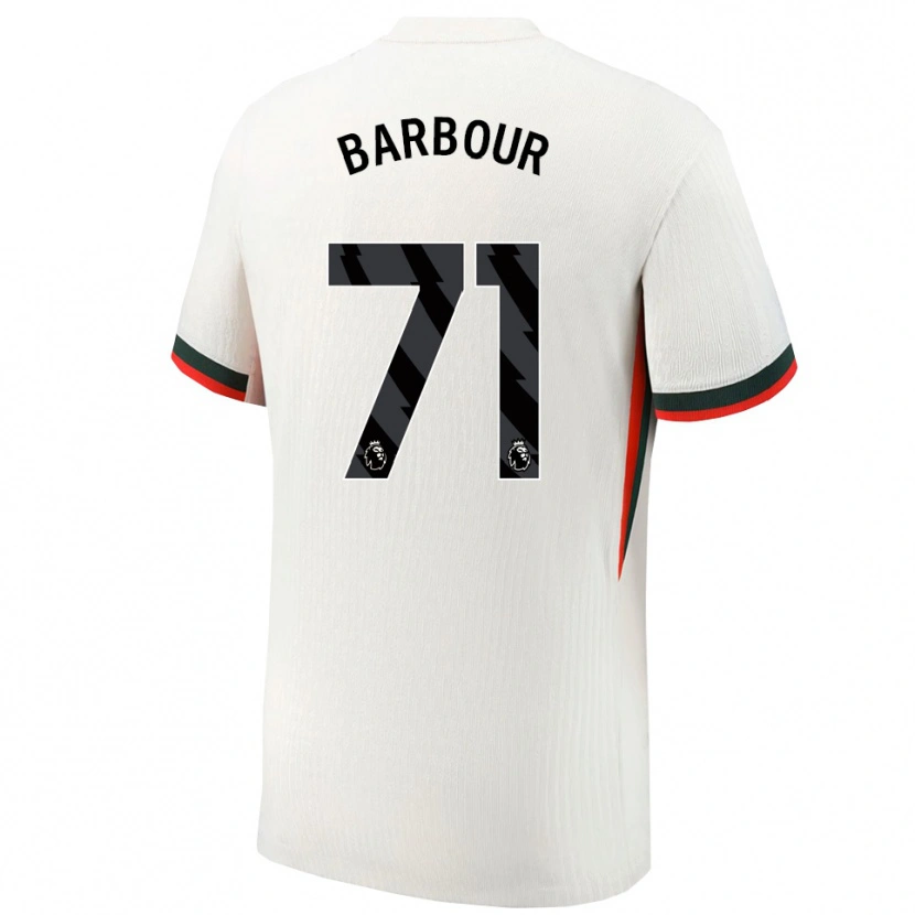 Danxen Mann Kobe Barbour #71 Hvit Grønn Bortetrøye Drakt Trøye 2025/26 Skjorter T-Skjorte