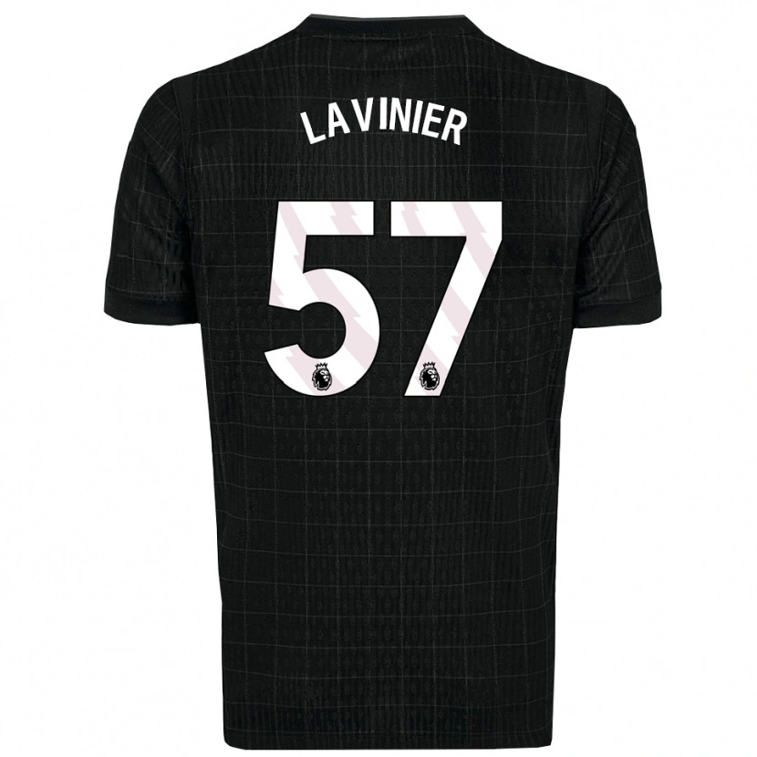 Danxen Mann Marcel Lavinier #57 Svart Grå Bortetrøye Drakt Trøye 2025/26 Skjorter T-Skjorte