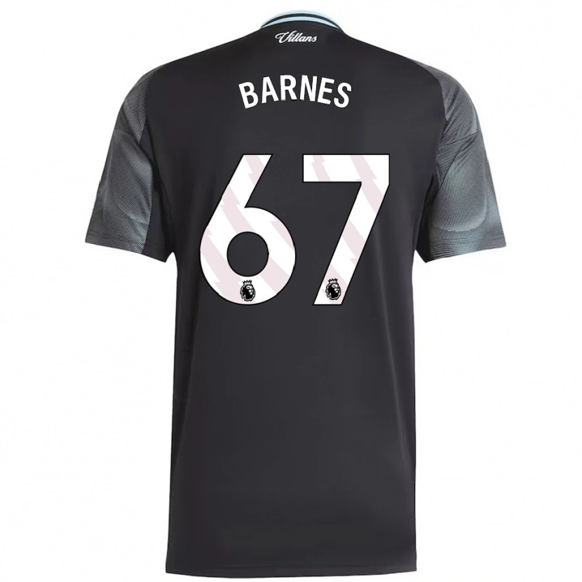 Danxen Mann Mikell Barnes #67 Svart Himmelsblå Bortetrøye Drakt Trøye 2025/26 Skjorter T-Skjorte