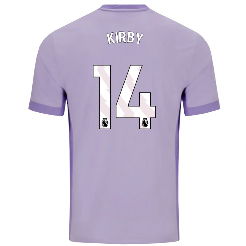 Danxen Mann Fran Kirby #14 Taro Lilla Hvit Bortetrøye Drakt Trøye 2025/26 Skjorter T-Skjorte