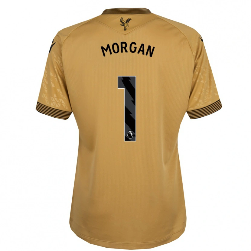 Danxen Mann Chloe Morgan #1 Gull Svart Bortetrøye Drakt Trøye 2025/26 Skjorter T-Skjorte
